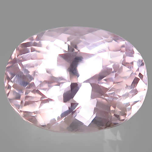 EXQUISITE IN EVERY WAY - 6.67 CT OVAL FACET 100% NATURAL PINK KUNZITE