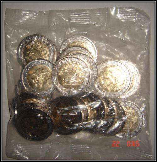 Last Lot !!! Reserve bank 90th birthday featuring Mr Nelson Mandela, SA's coin with the most History