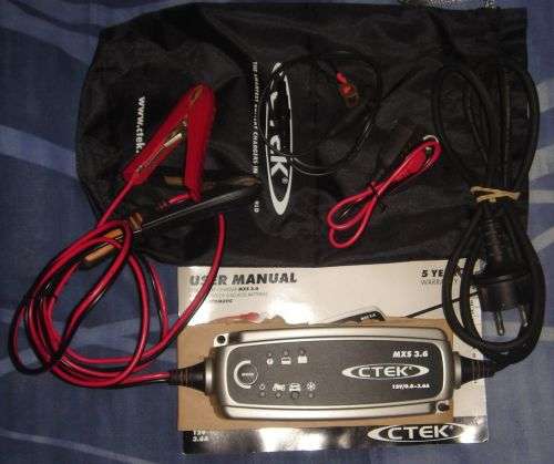 CTEK MXS 3.6 12V BATTERY CHARGER  I AM ONLY SELLING THIS BECAUSE I AM CHANGING OVER TO A 24V SYSTEM