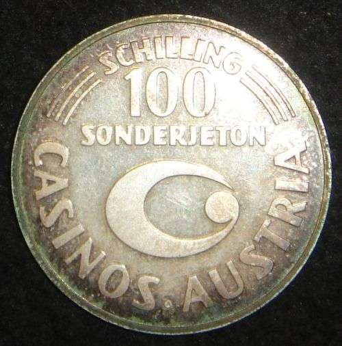.999 Silver Austrian 100 Shilling Gaming Token