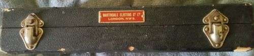 MARTINDALE ELECTRIC CO LONDON  WHEN PLUG IN TO THE ELECTRISTY THE RED LIGHT DOES COME ON