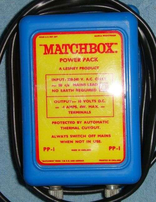 MATCHBOX POWER PACK 10 VOLT IN WORKING CONDITION
