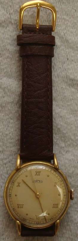 WOW LARGE 15 JEWELS ROAMER  ARABIC 33.08mm DIAL WATCH IN EXELLENT WORKING CONDITION