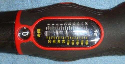 A 1/4` NORBAR TTi TORQUE WRENCH 1-20 Nm IN GOOD WORKING ORDER FOR vijay1972