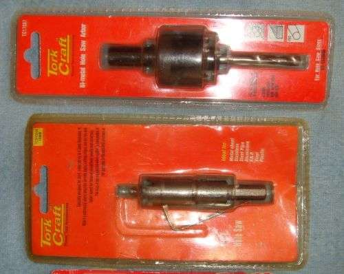 A BRAND NEW BI-METAL HOLE SAW ADAPTOR / TCT HOLE SAW 19mm BIDDING ARE PER ITEM TO TAKE BOTH