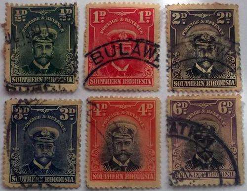 6X 'ADMIRALS' SOUTHERN RHODESIA
