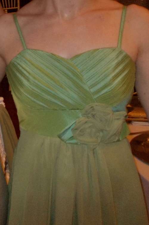 Green Cocktail Dress (Size: Small)