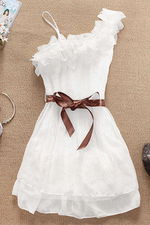 White Mini Dress (One Size)