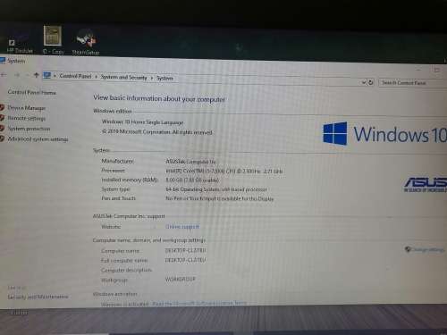 Asus I5 Laptop for sale
