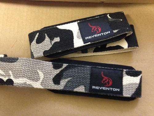 REVENTON Camo padded gym weight lifting STRAPS (buy one set, get one set FREE)