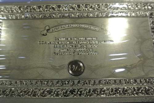 24 carat Nelson Mandela Bank Note Collection limited Edition