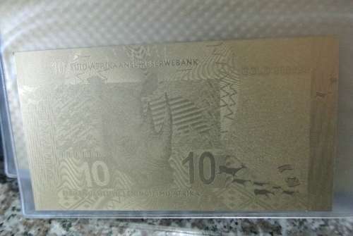 24 carat Nelson Mandela Bank Note Collection limited Edition