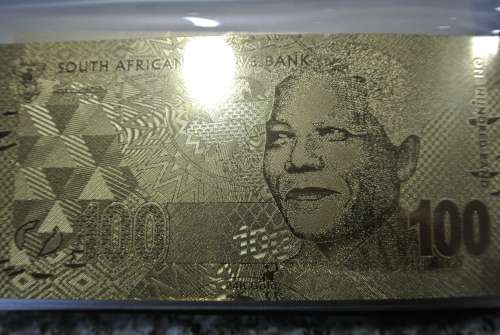 24 carat Nelson Mandela Bank Note Collection limited Edition