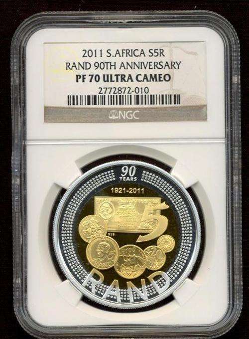 2011 PF 70  Ultra Cameo 39mm 90th anniversary