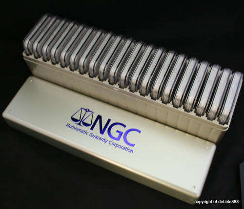 Complete Box of 20 x high grade 2008 MS 67 Mandela Birthday Celebration