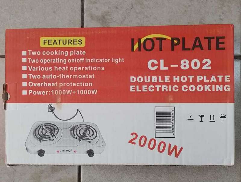 ARUIF 2 HOT PLATE ELECTRIC STOVE