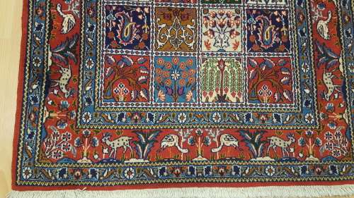 Persian Moud Carpet 150cm x 100cm Hand Knotted