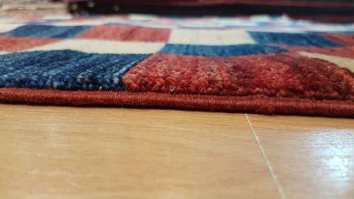 Persian Afghan Modern Design Carpet 214cm x 184cm Hand Knotted