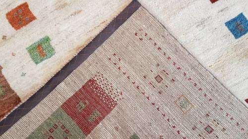 Persian gabbeh Carpet 202cm x 151cm Hand Knotted
