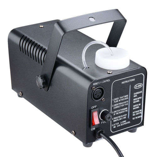 400w Smoke Fog Machine Stage Fogger Effect Equipment With Remote DJ Show Black