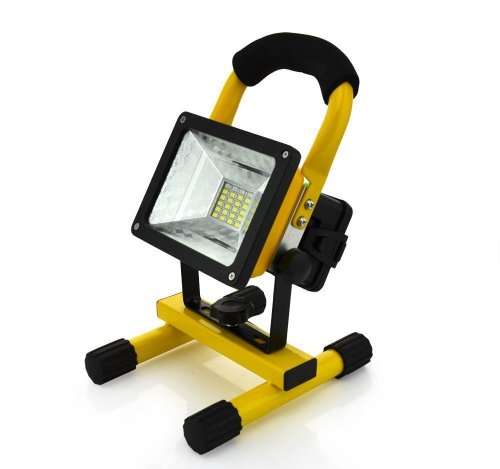 NEW 30W Outdoor LED Flood Lights Rechargeable 24 LED Floodlight