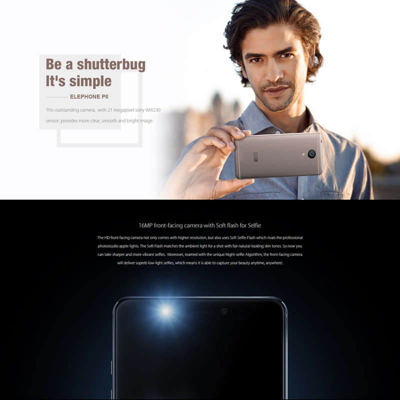 ELEPHONE P8 with 6GB RAM, 64GB ROM <BEST BUY>