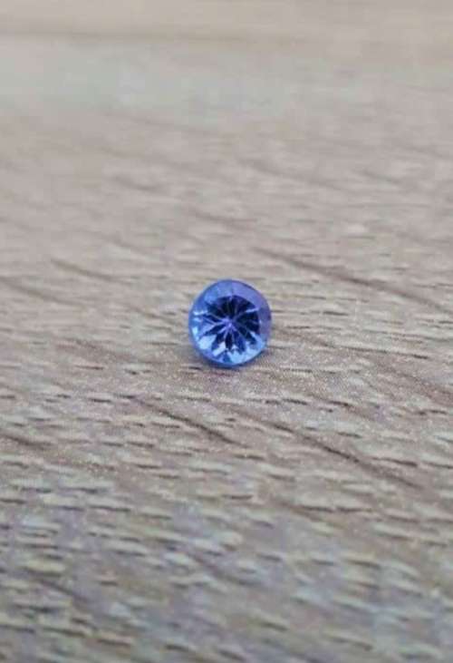 0.20ct MIND BOGGLING!! 100% GENUINE Natural TANZANITE ROUND CUT