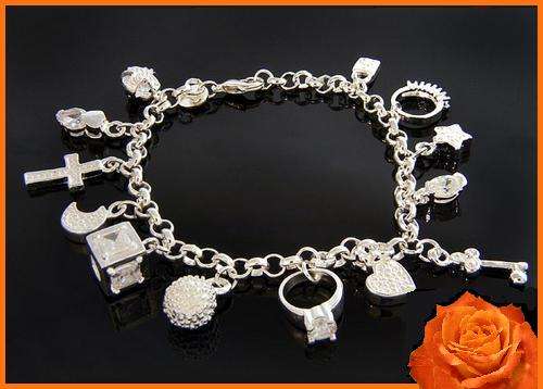 --925s SILVER-- Charm Bracelet