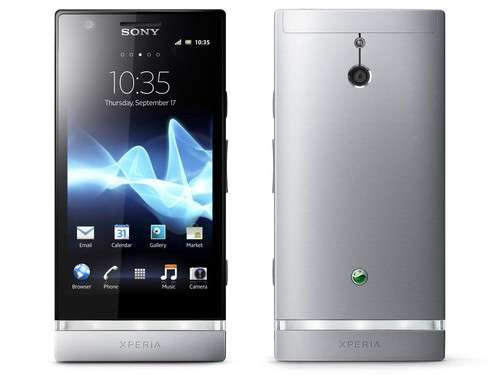 New Sony XPERIA P LT22i Dual-Core 8MP HSPDA 16GB Silver Phone