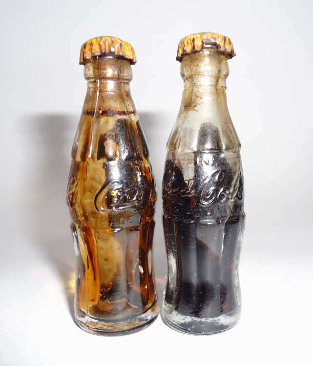 COCA COLA MINIATURE BOTTLES