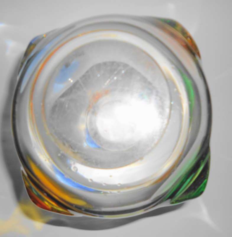 FRANTISEK ZEMEK GLASS VASE - MSTISOV GLASS WORKS