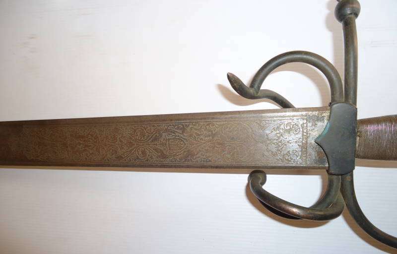 ANTIQUE SPANISH RAPIER SWORD