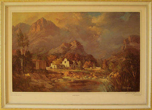 GABRIEL DE JONGH - SIGNED PRINT