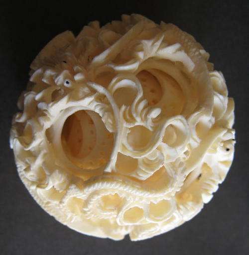 CHINESE IVORY PUZZLE BALL