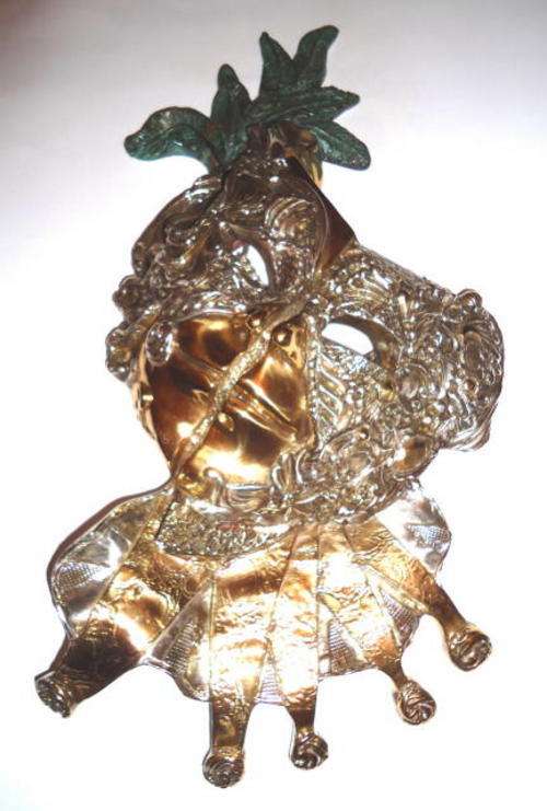 D'ARGENTA HARLEQUIN MASK