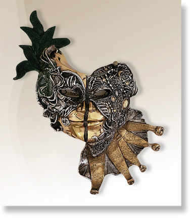 D'ARGENTA HARLEQUIN MASK - LIMITED EDITION - WALL HANGING