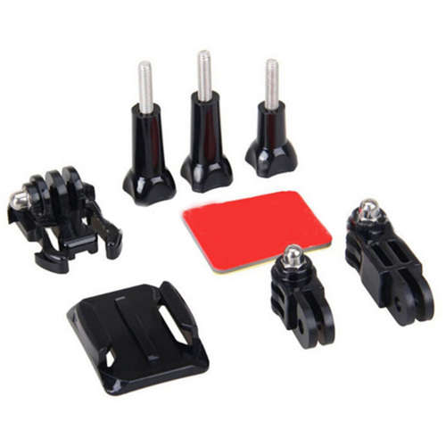 GP18 Go Pro Helmet Curved Adhesive Side Mount for Gopro Hero 4 Helmet Shooting Suit for GoPro Hero 3