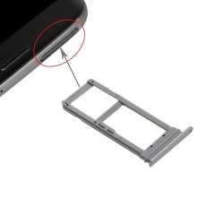 Samsung Galaxy S7 Edge Sim Card Tray Slot Holder (Silver)