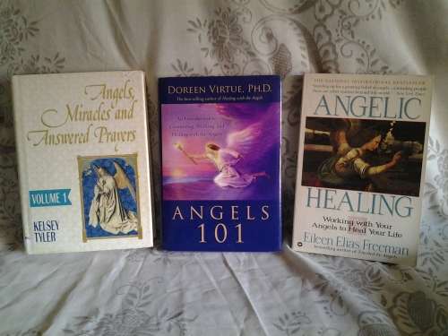 3 BOOKS ON ANGELS: ANGELS, MIRACLES & ANSWERED PRAYERS - ANGELS 101 - ANGELIC HEALING - ALL FOR R130