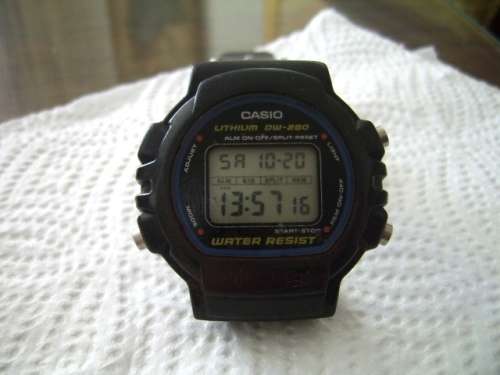 VINTAGE CASIO DW - 280 ALARM CHRONO