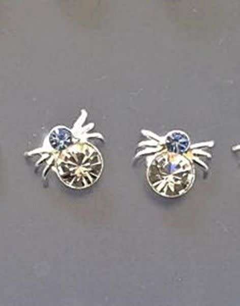STERLING SILVER 925 SPIDER STUD EARRINGS