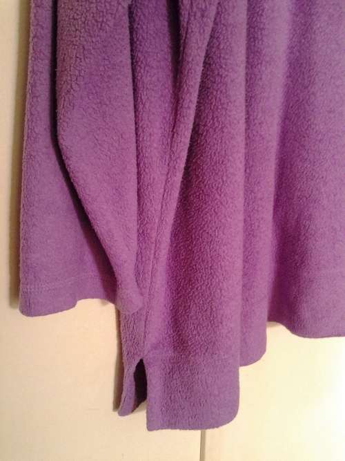 WOMEN'S PLUS SIZE 2X LILAC FLEECE TOP - COMFY, CASUAL WEAR