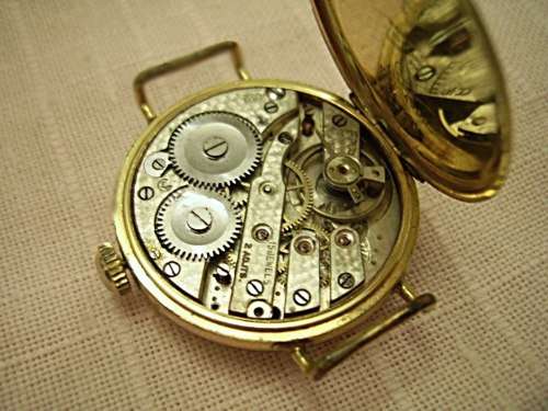 VINTAGE SWISS MADE ARISCO WW1 TRENCH WATCH-----FREE SHIPPING