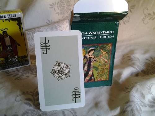 RIDER-WAITE TAROT DECK - NEW IN BOX - 1 ORIGINAL AND 1 CENTENNIAL EDITION - 10CM X 6CM -  R185 EACH