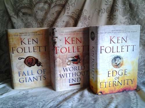 KEN FOLLET TRIO - FROM THE AUTHOR OF "THE PILLARS OF THE EARTH" - ALL 3 FOR R150!