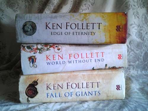 KEN FOLLET TRIO - FROM THE AUTHOR OF "THE PILLARS OF THE EARTH" - ALL 3 FOR R150!