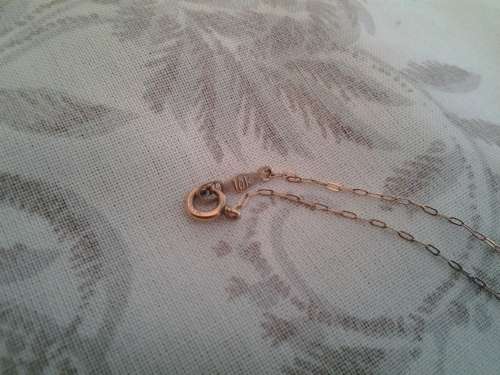 VINTAGE 10 KT GOLD CHRISTENING RING AND NECKLACE FOR BABY - GOLD-PLATED CROSS PENDANT INCLUDED