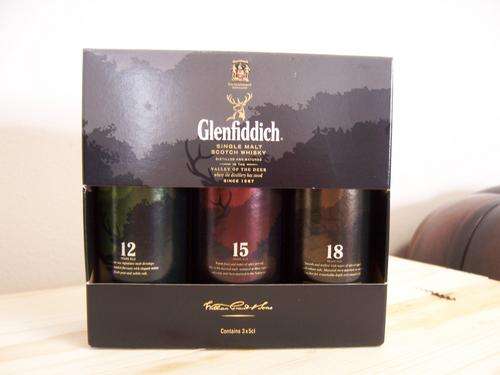 Whisky - Glenfiddich 3x 50ml Miniature set