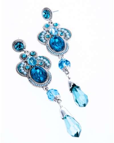 Vikson multistone drop earrings