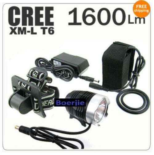 CREE XM-L T6 1600Lm Z Headlamp /Bicycle Light SET *IN STOCK NOW*